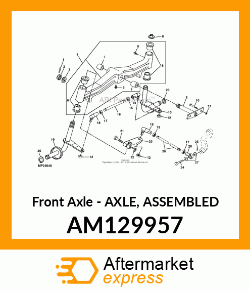 Front Axle AM129957