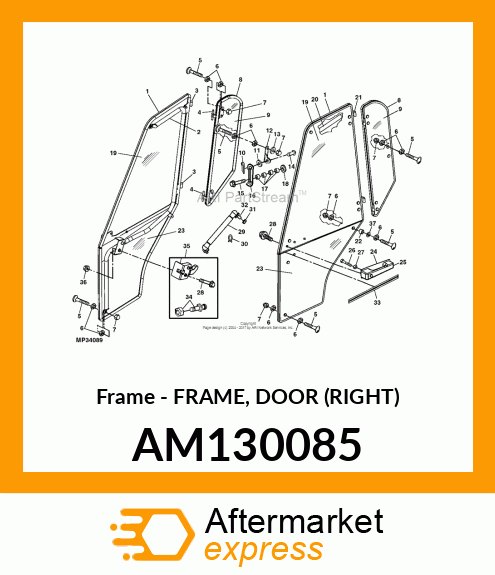 Frame Door Right AM130085