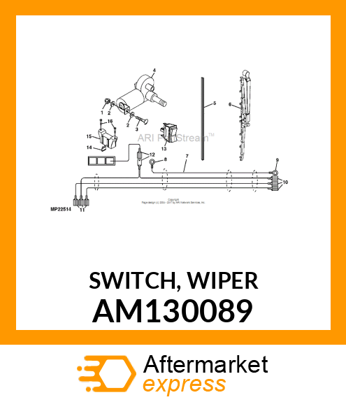 SWITCH, WIPER AM130089