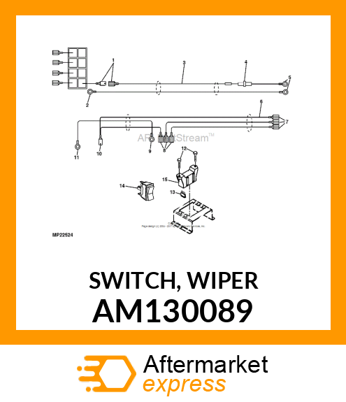 SWITCH, WIPER AM130089