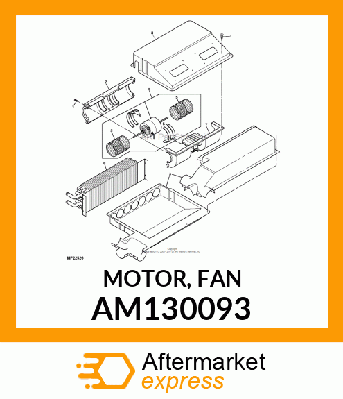 MOTOR, FAN AM130093