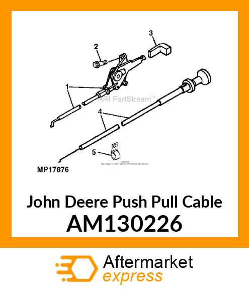 CONTROL, THROTTLE (KOHLER) AM130226