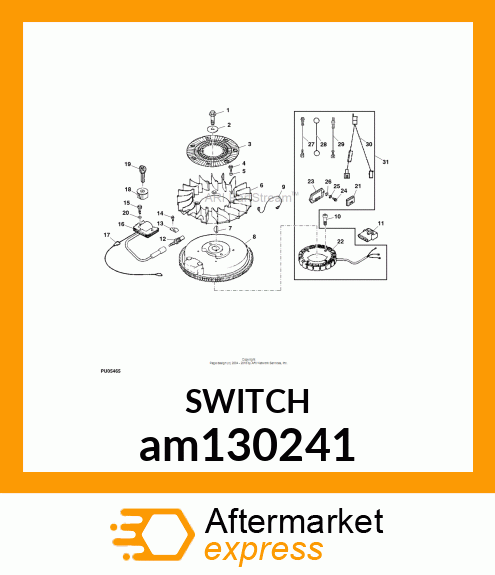 SWITCH, DELTA 4 POS W/ INSERT am130241