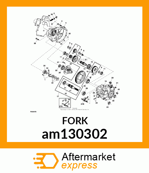 KIT, SHIFT ACTUATOR AND SHIFT ROD am130302