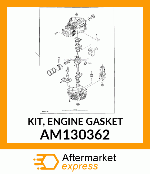 KIT, ENGINE GASKET AM130362