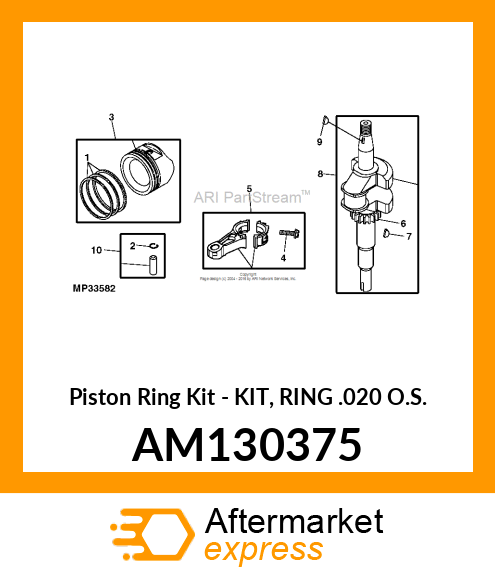 Piston Ring Kit AM130375