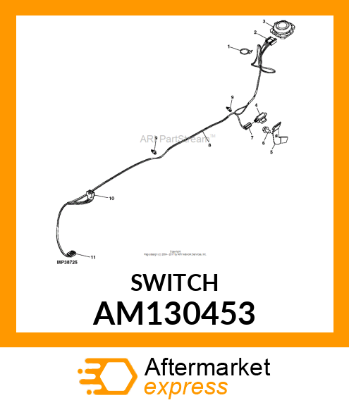 SWITCH, NC/NC TWIST MOUNT SEAT AM130453