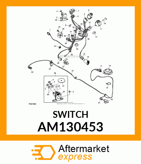 SWITCH, NC/NC TWIST MOUNT SEAT AM130453