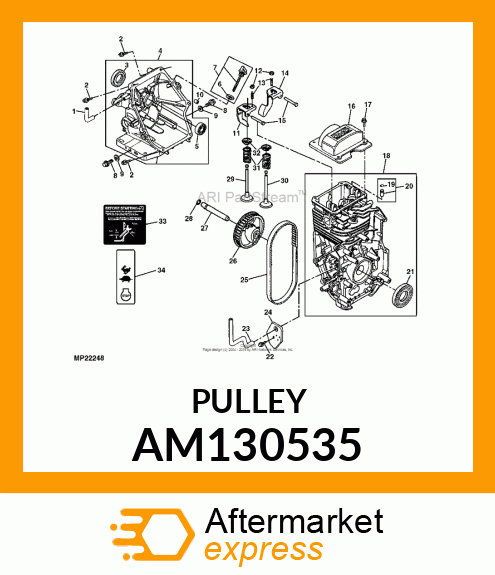 Pulley AM130535