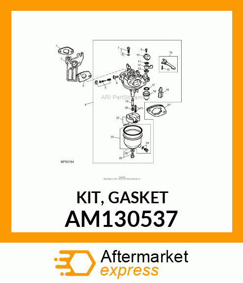 KIT, GASKET AM130537