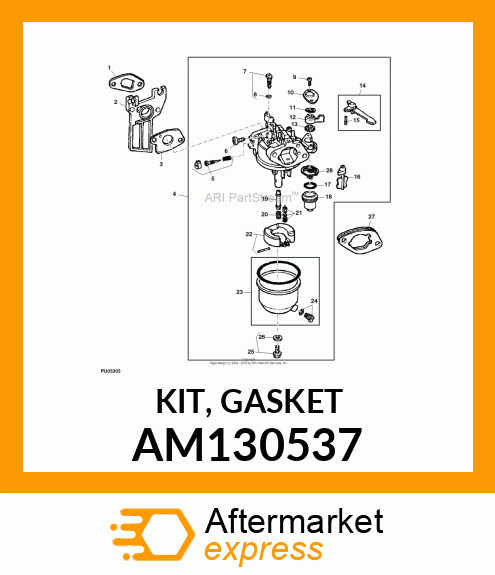 KIT, GASKET AM130537