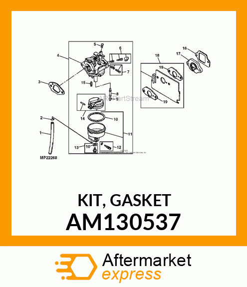 KIT, GASKET AM130537