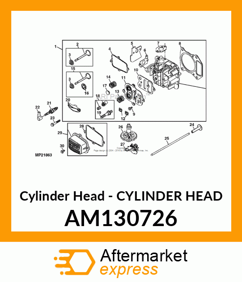 Cylinder Head AM130726