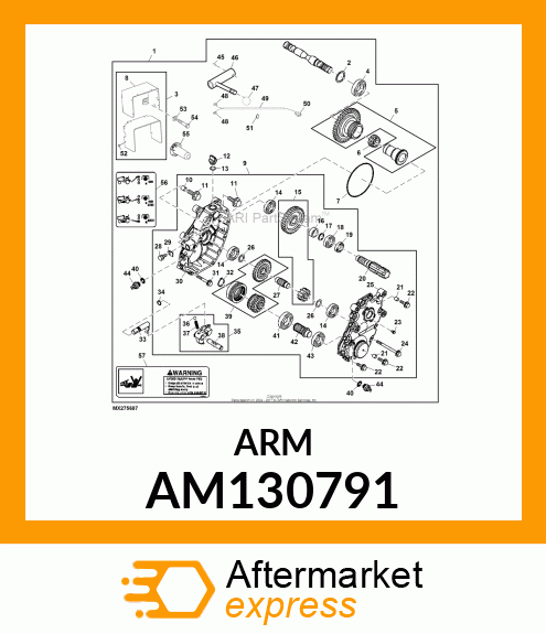 ARM, ARM, WELDED PTO M AM130791