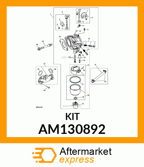 KIT, IDLE SPEED AM130892