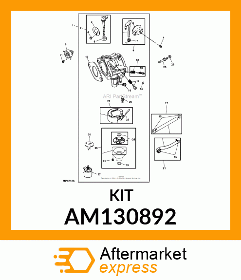 KIT, IDLE SPEED AM130892