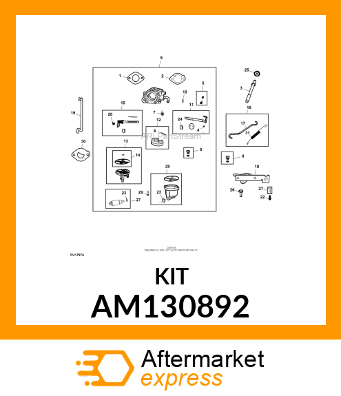 KIT, IDLE SPEED AM130892