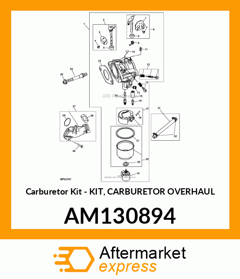 Carburetor Kit AM130894