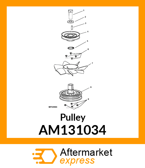 Pulley AM131034