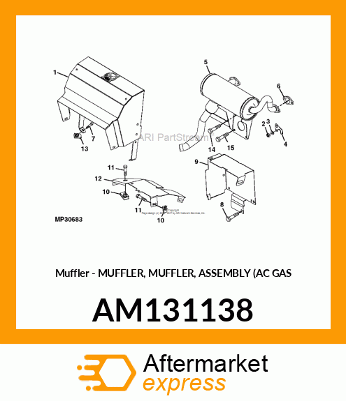 Muffler AM131138