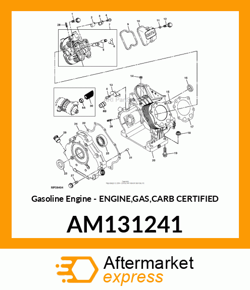 Gasoline Engine - ENGINE,GAS,CARB CERTIFIED AM131241