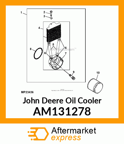 OIL COOLER AM131278