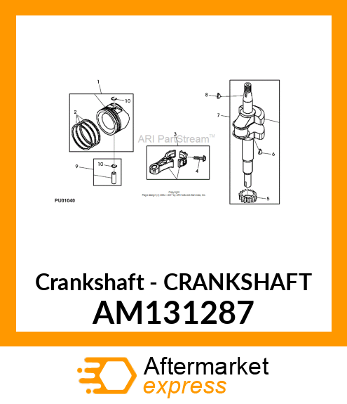 Crankshaft AM131287