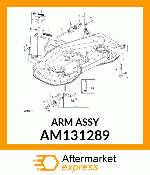 ARM, LH GAGE AM131289