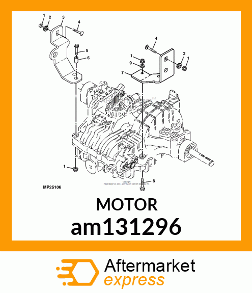 STARTER MOTOR, STARTER am131296