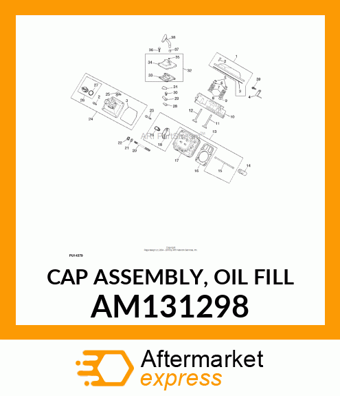 CAP ASSEMBLY, OIL FILL AM131298