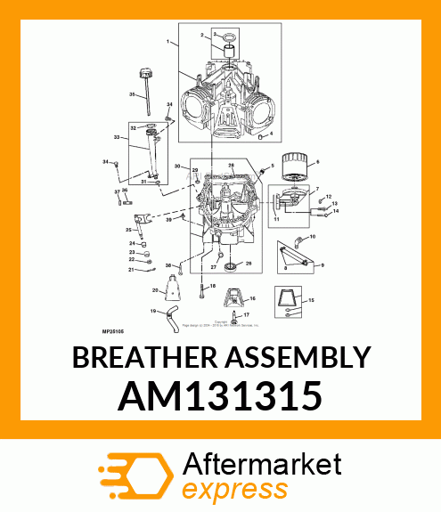 BREATHER ASSEMBLY AM131315