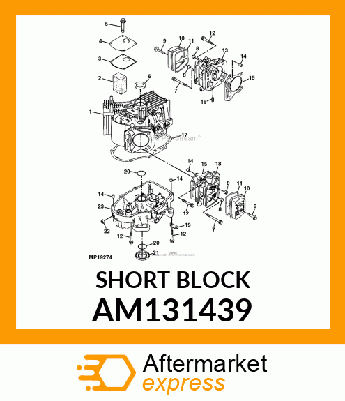 SHORT BLOCK AM131439