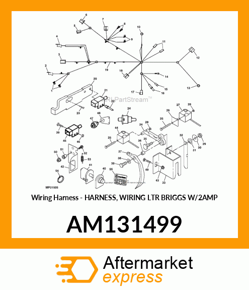 Wiring Harness Ltr Briggs AM131499