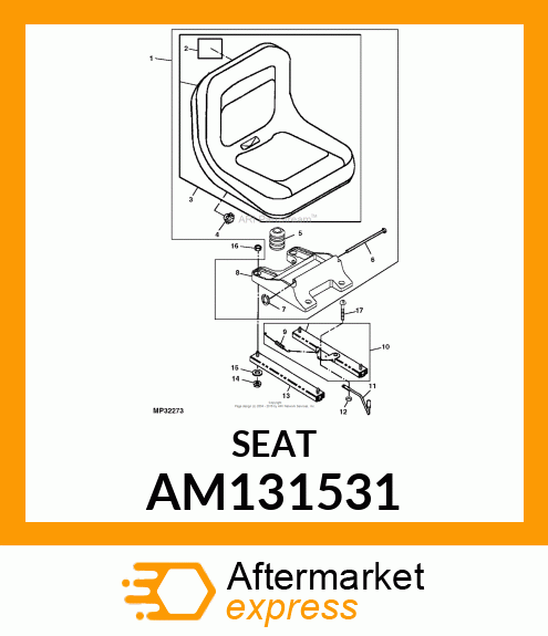 SEAT, ASSY AM131531