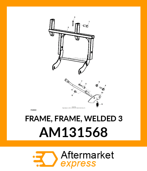 FRAME, FRAME, WELDED 3 AM131568