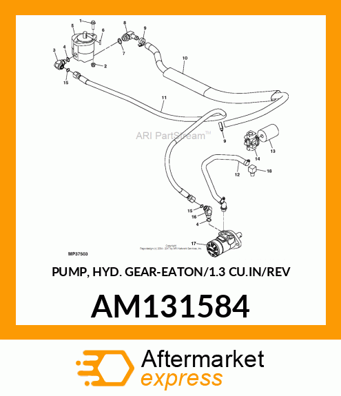 PUMP, HYD. GEAR AM131584