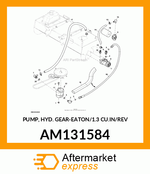 PUMP, HYD. GEAR AM131584