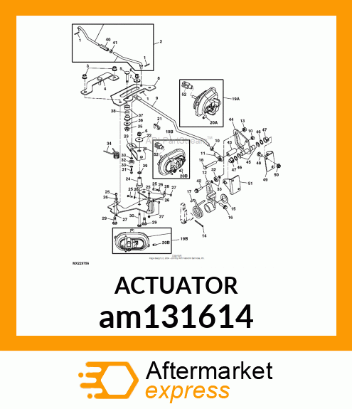 ACTUATOR, VACUUM am131614