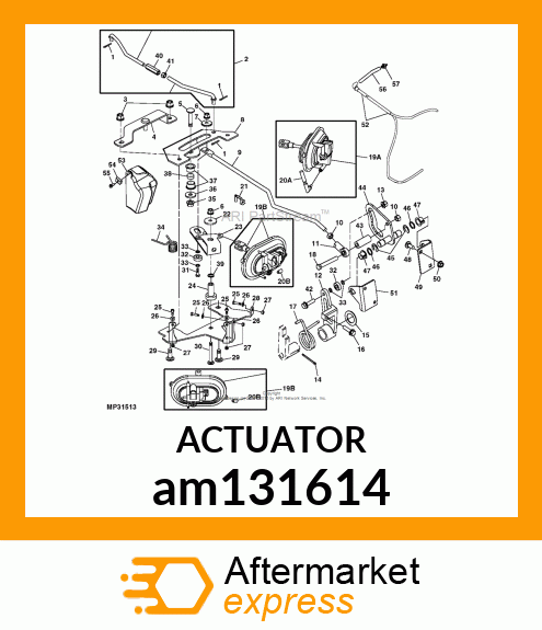 ACTUATOR, VACUUM am131614