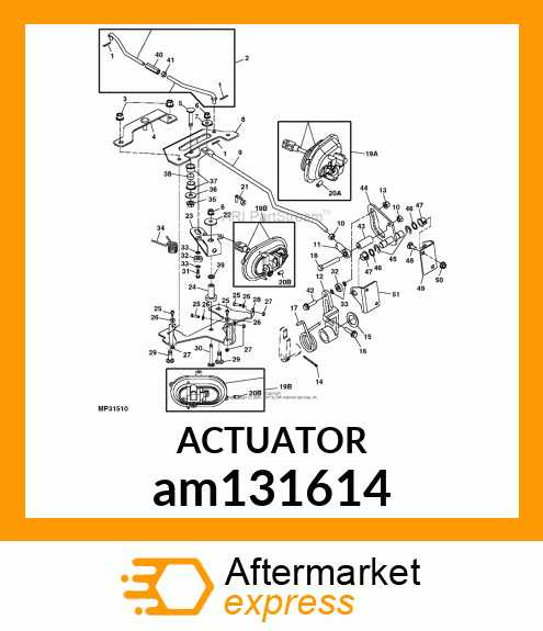 ACTUATOR, VACUUM am131614