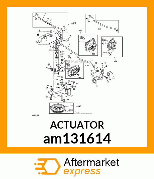 ACTUATOR, VACUUM am131614