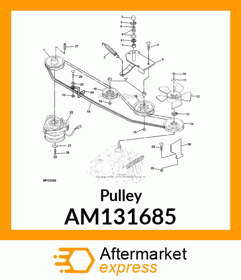 Pulley AM131685