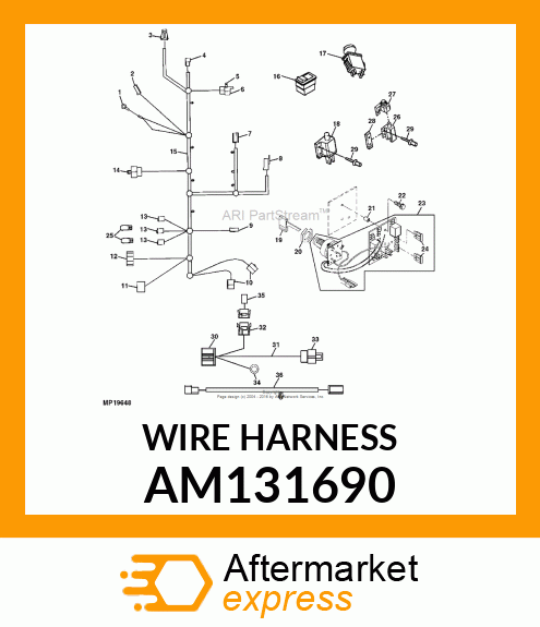 HARNESS, MAIN WIRING (LX/GT) AM131690