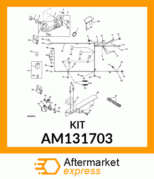 Hour Meter - KIT, HOURMETER -SVC AM131703