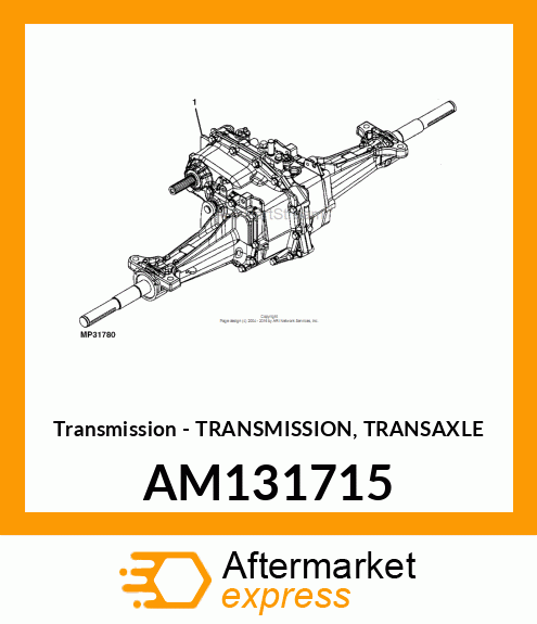 Transmission - TRANSMISSION, TRANSAXLE AM131715