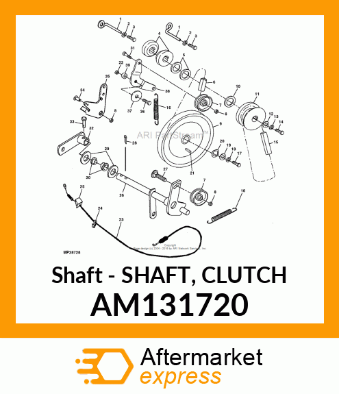 Shaft Clutch AM131720