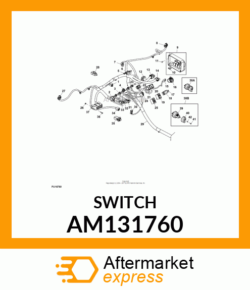 SWITCH, SWITCH, INVERTER RESET AM131760