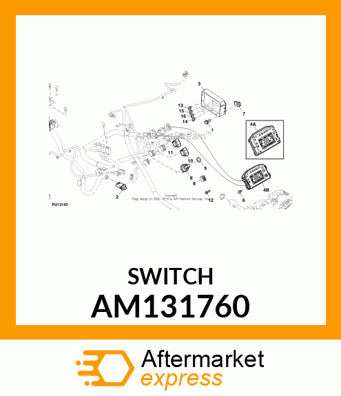 SWITCH, SWITCH, INVERTER RESET AM131760