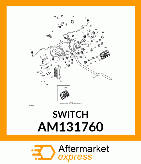 SWITCH, SWITCH, INVERTER RESET AM131760