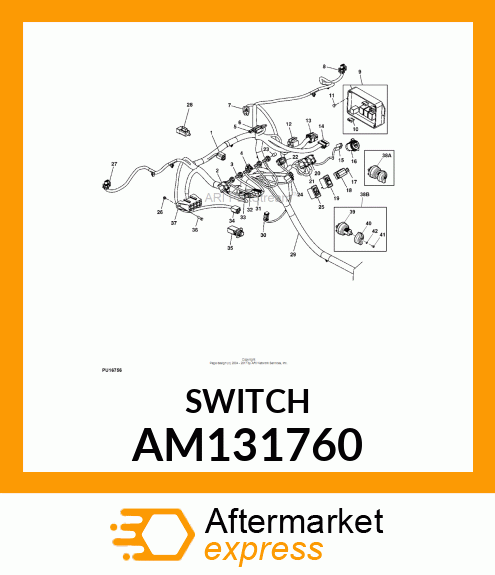 SWITCH, SWITCH, INVERTER RESET AM131760